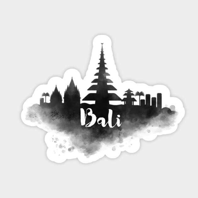 Bali watercolor Sticker by kursatunsal